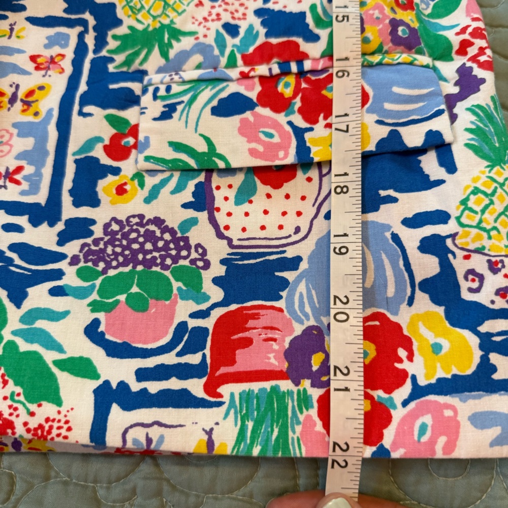 Vintage Orvis Botanical Multicolor Floral Button Up Crop Jacket Grannycore - Picture 7 of 11
